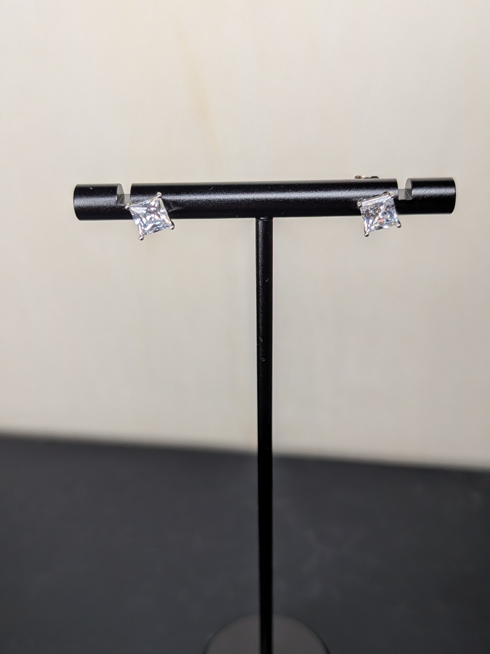 Cubic Zirconia & 925 Sterling Silver Studs